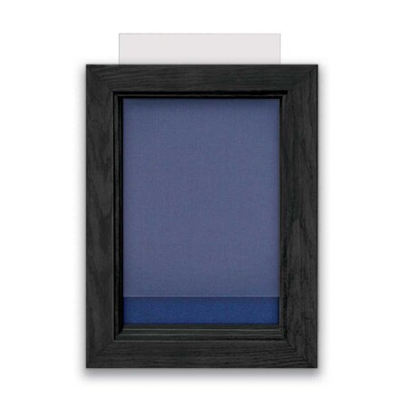 United Visual Products Indoor Enclosed Combo Board, 72"x36", Black Frame/Green & Forbo UVCB7236B-GREEN-FORBO